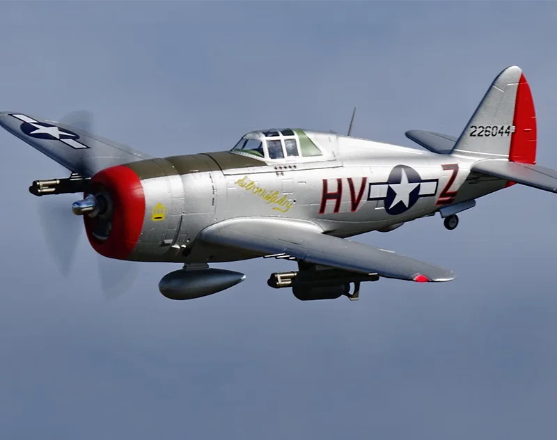 FMS 980 мм P47 P 47 Thunderbolt 6CH с закрытиями убирает 3S EPO PNP радиоуправляемый самолет Warbird