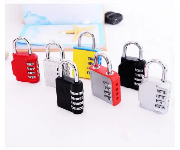 12 шт./лот! Замок с 4 мя цифрами и кодом для багажа|lock padlock|password lock padlocklock combination |