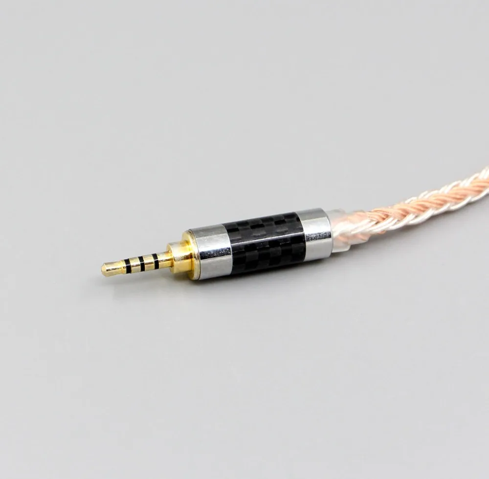 2,5 мм 3,5 мм XLR сбалансированный 16 ядерный OCC Серебряный смешанный кабель для наушников для Sennheiser HD800 D1000 HD802 HD802s HD800s LN005842