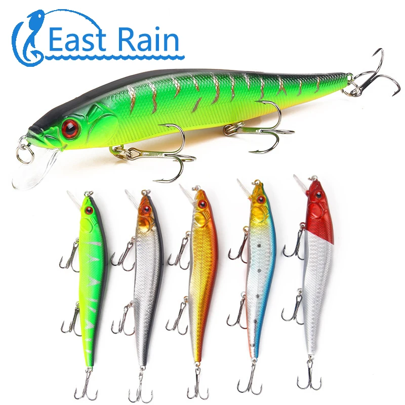 

East Rain 2 шт., жесткая рыболовная приманка, 14 см/22,5 г