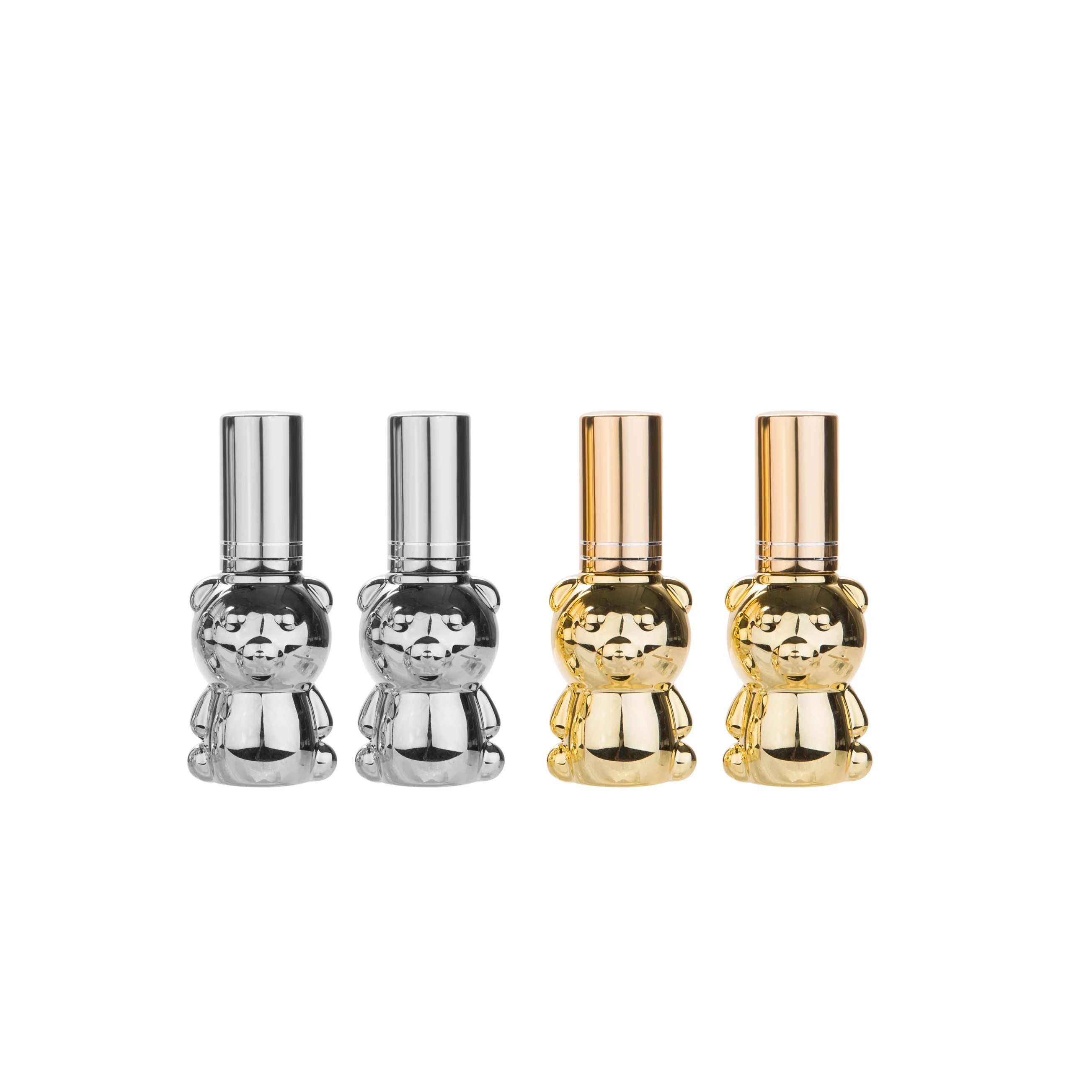 MUB - 8ML UV Glass Bear Shape Portable Perfume Spray Bottle Refillable Clear Bottles Atomizer Empty Container | Красота и здоровье