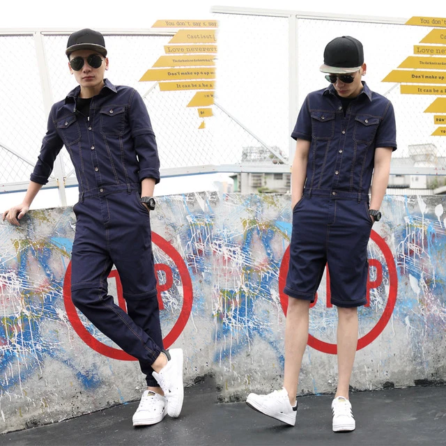 Новинка 2020 мужские комплекты длинный комбинезон Комбинезоны для кампуса съемные