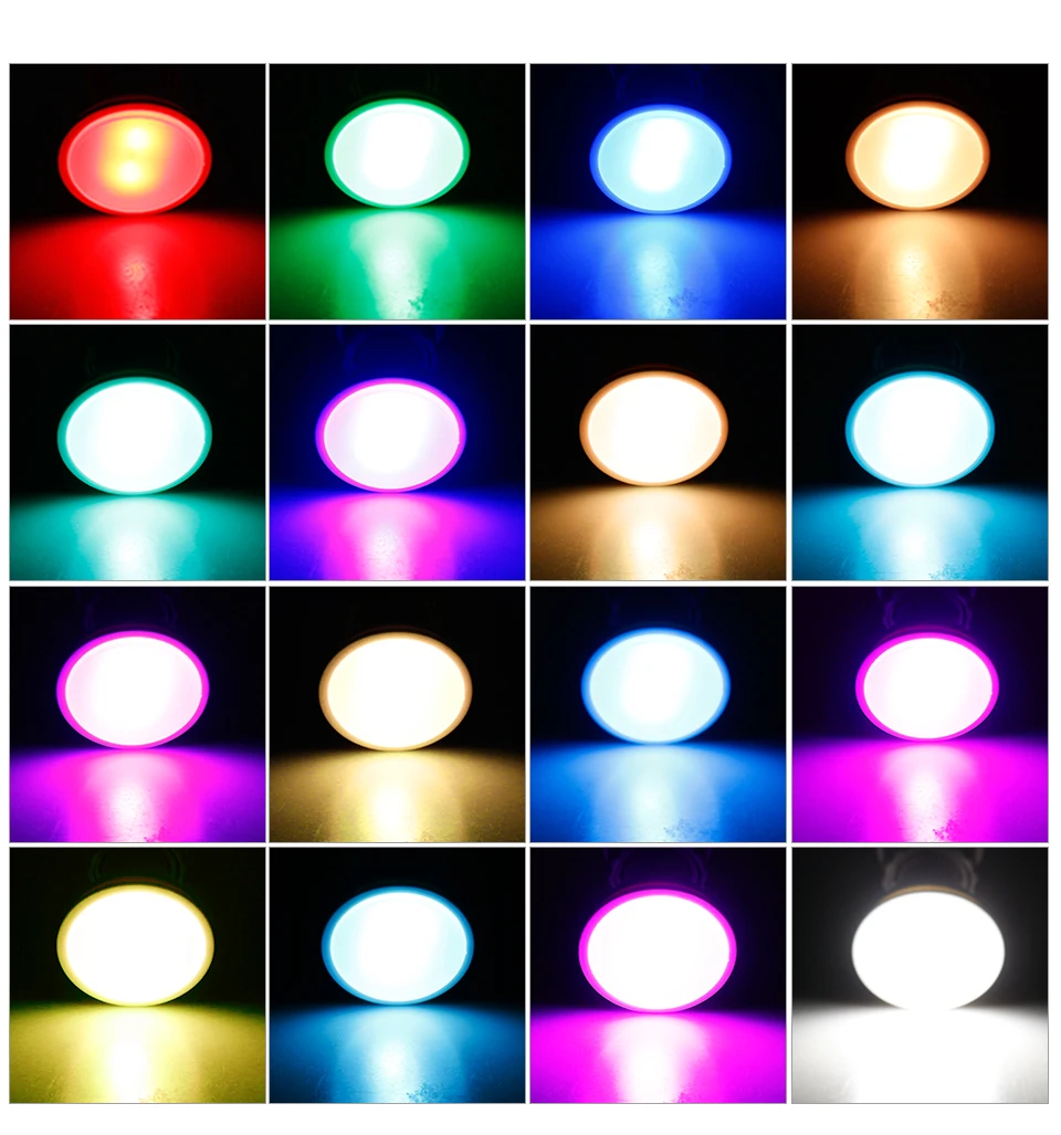 Ampoule светодиодный E27 GU10 цветная RGB лампа 5 Вт 10 Вт 15 Вт 85-265 в GU5.3 диод светодиодный RGBW Точечный светильник лампа ночник с ИК-пультом дистанционного управления