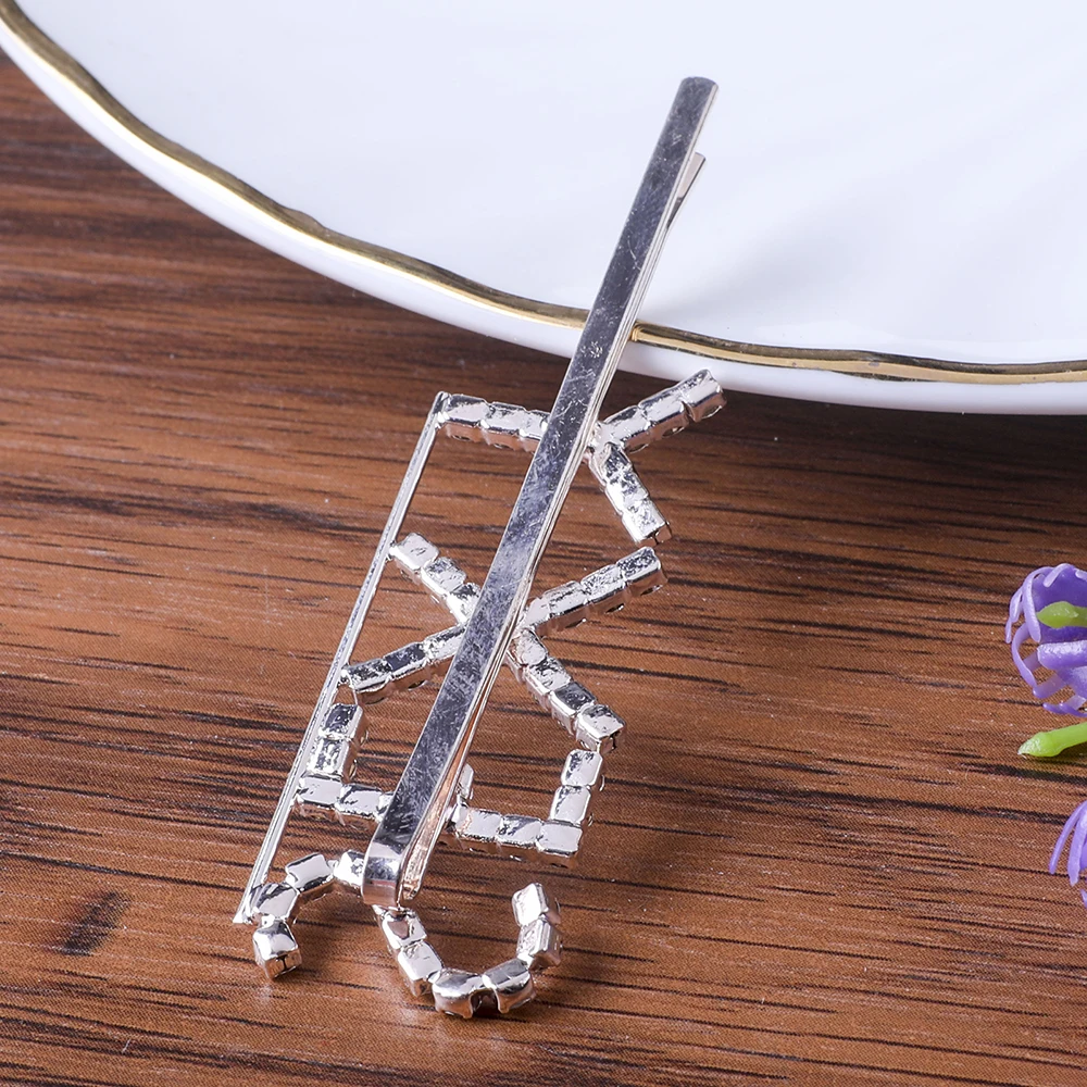 

Haimeikang Girls Super Flash Rhinestone Hairpins Personality Word Clip Sexy Letter Hairpin Women Headwear Hair Accessories