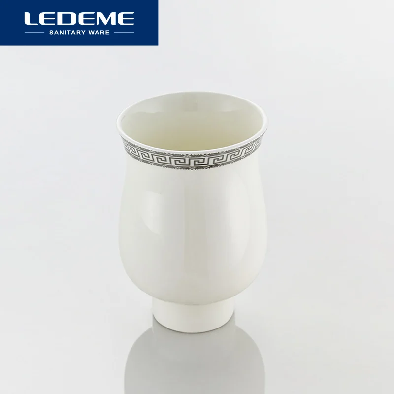 LEDEME держатели для туалетной щетки хром базы круглые настенные Керамика чашки
