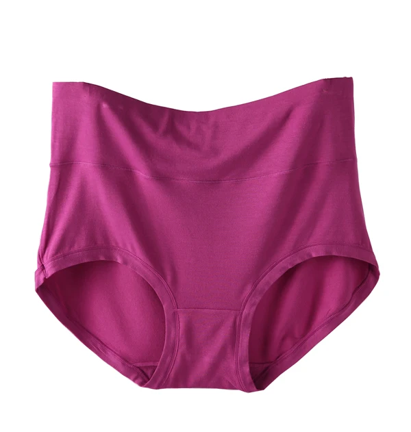 rose red Jerrinut Бесшовные Трусики Нижнее белье Женские трусы с высокой талией Нижнее белье дышащие трусы для женщин нижнее белье плюс размер брюки - Цвет: rose red