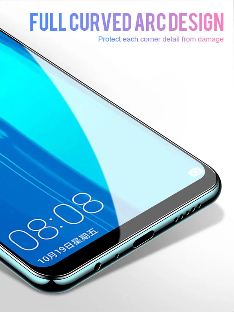 Для honor view 20 v20 для Huawei P30 Pro p smart 2019 Y7 Nova 4 закаленное стекло Защитная пленка экрана