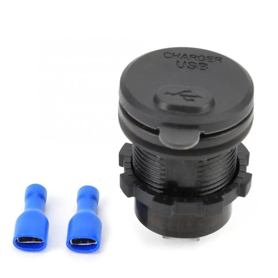 Автомобильное зарядное устройство USB для быстрой зарядки светодиодный цифровой