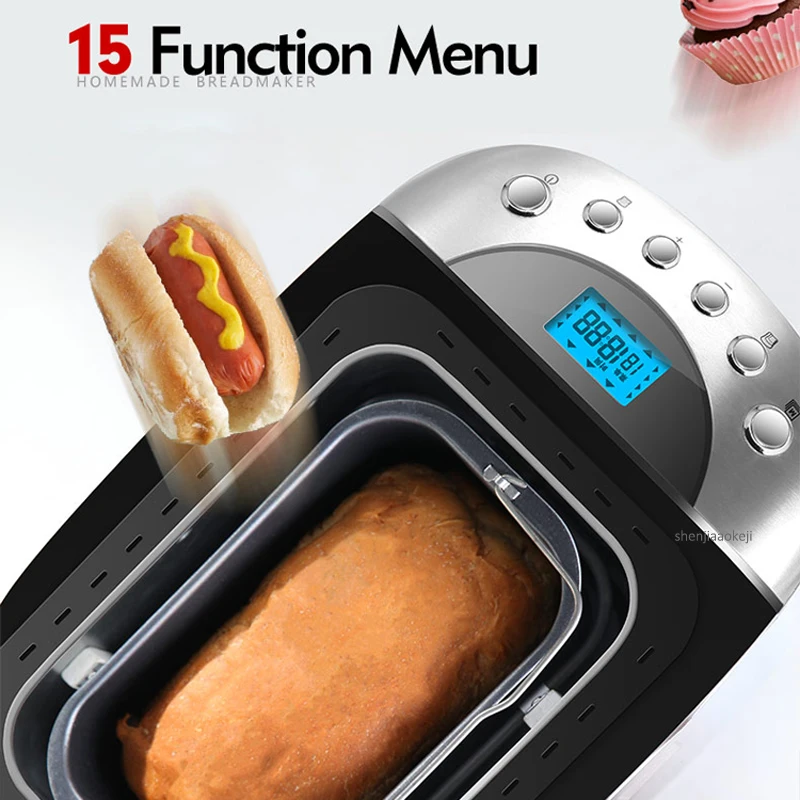 1.25kg Home automatic bread machine AB-3SF16 Multi-function intelligent dough mixer maker 15h timing/15 menu 220v 905w 1PC | Бытовая