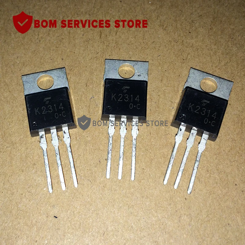 

Fast Delivery 10PCS 2SK2314 K2314 MOSFET N-Ch TO-220