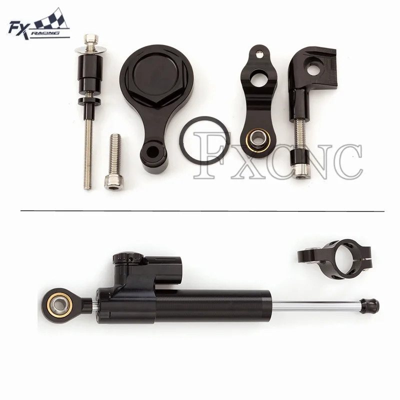 

CNC Motorcycle Stabilizer Steering Damper Mounting Bracket Support Kit For YAMAHA YZF R1 2002-2016 YZF R6 2006-2020