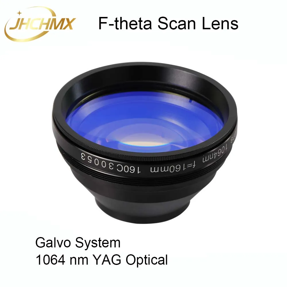 Объектив JHCHMX F theta объектив 1064nm Thread M85X1 Scan 50x50 300x300mm FL.63 420 мм для волоконной лазерной