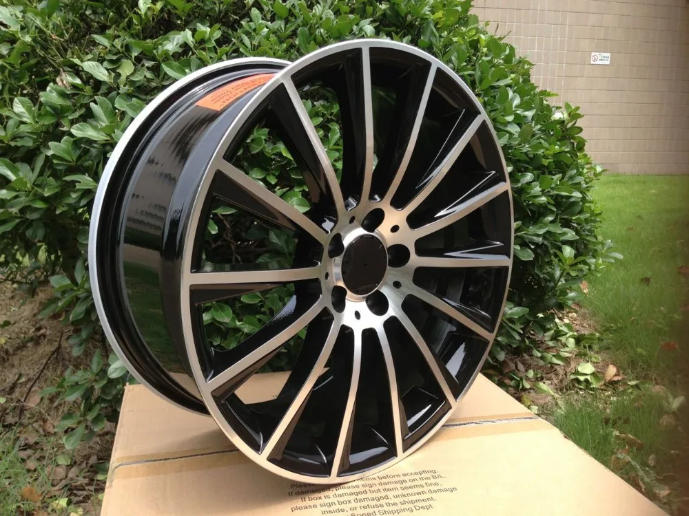 Четыре части 20x9 5 et 35 5x112 OEM черный машинный лицевой сплав колесные диски W813 в