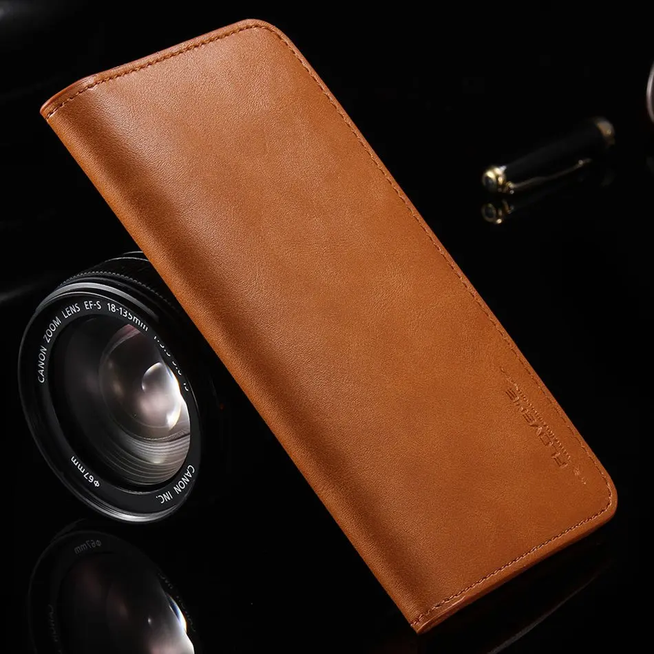 Light Brown FLOVEME Кожаный кошелек Телефонная сумка для Xiaomi 6 5 5s 4s Redmi Pro 4 Примечание 4 3 2 4X Корпус 5.5-дюймовая крышка для Xiaomi 6 mi5 mi5s Чехлы - Цвет: Light Brown