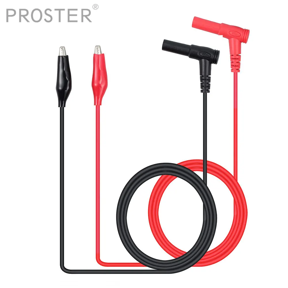 Proster из 2 предметов мультиметр с разъемом Banana штекер защищенный зажим крокодил