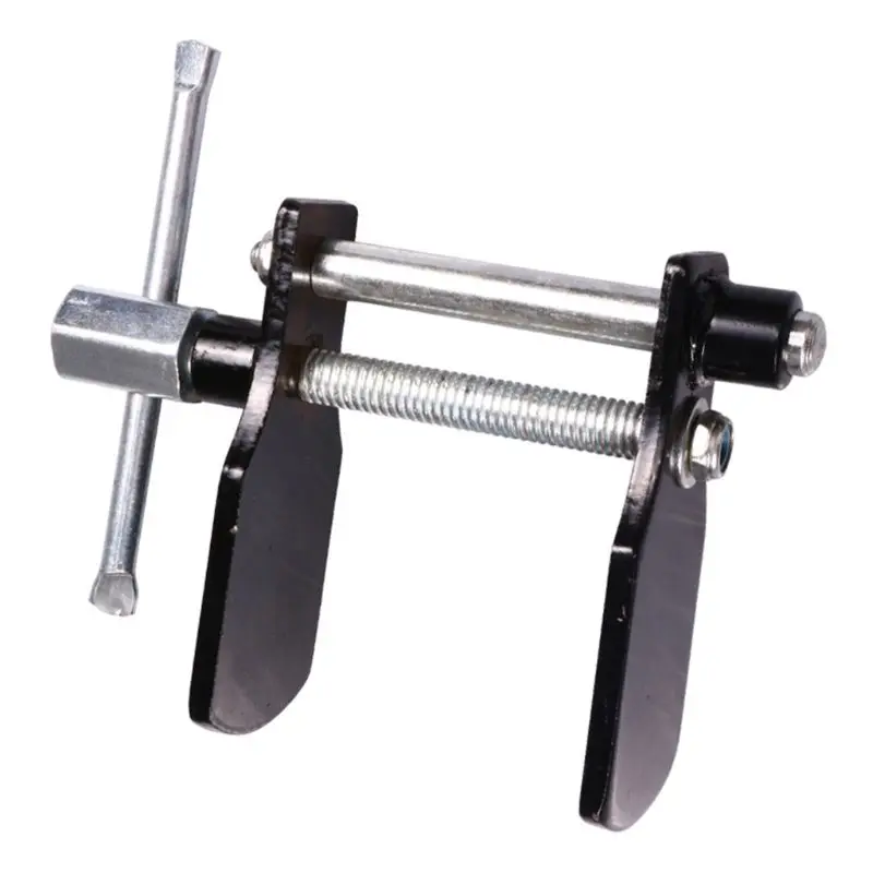 

0-75mm Car Caliper Piston Compressor Installation Adjustable Blackened Steel Spreader Plates T-bar Disc Brake Pad Spreader Tool