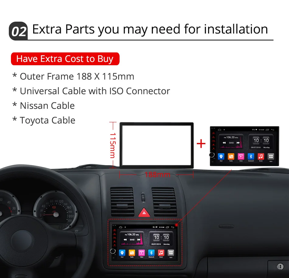 Ownice K1 Android 8,1 gps навигации 2G Оперативная память DVD 2 Din автомагнитолы BT USB универсальный для Nissan Toyota VW peugeot плеер Поддержка 4G