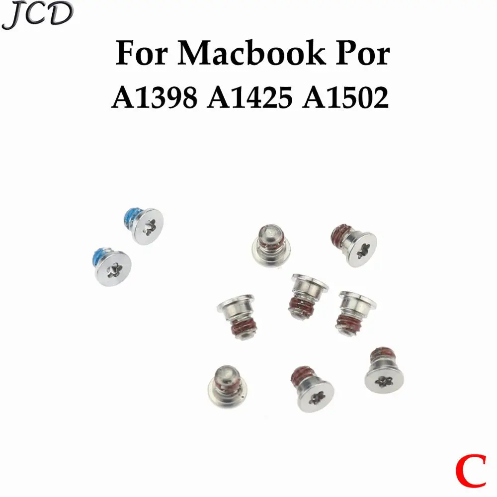 Винты на заднюю крышку корпуса компьютера JCD для MacBook Pro 13 &quot15" A1278 A1398 A1425 A1706 A1707