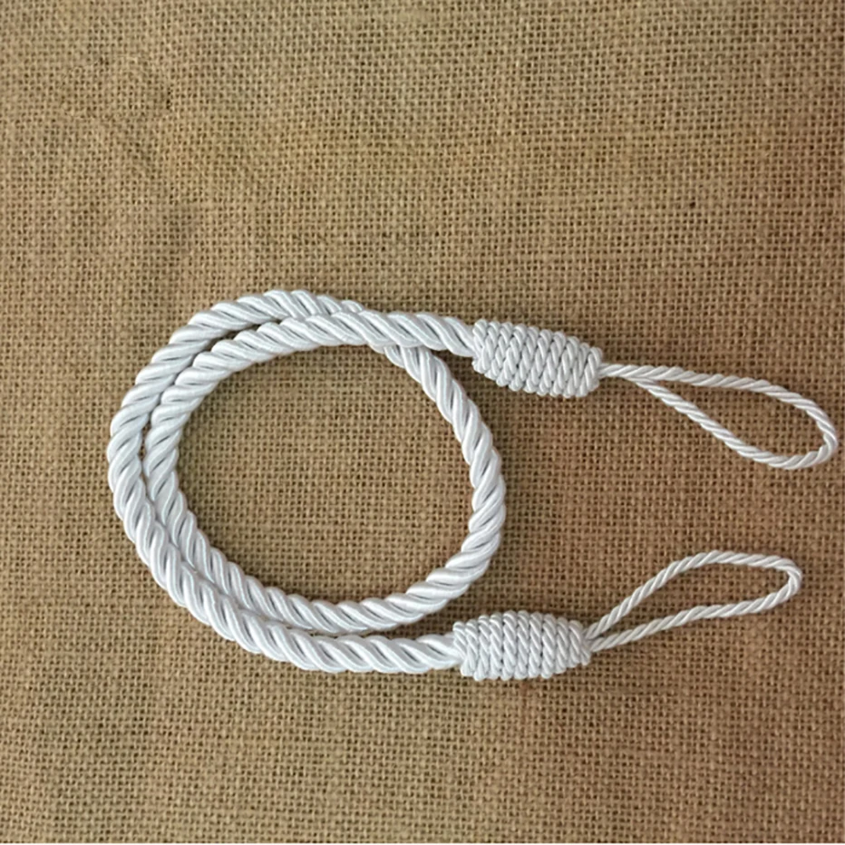 1 шт. веревка с завязками сзади для оконных штор ручная работа вязание пряжки шнур драпировка холдбэкс атласная драпировка занавески подхваты