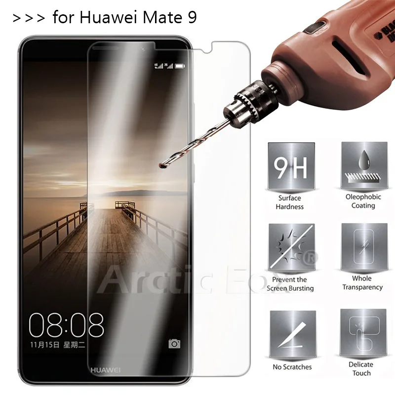 5 PCS/Lot Tempered Glass for Huawei Mate 9 Mate9 Screen Protector Protective Film | Мобильные телефоны и аксессуары