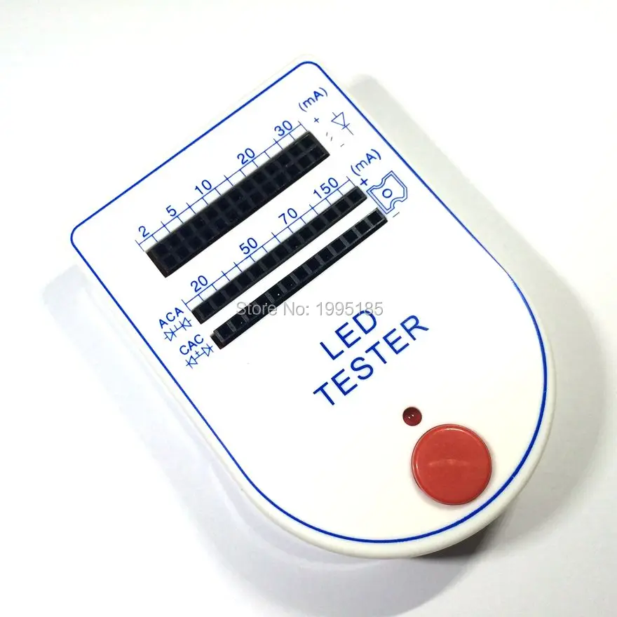 1 шт. мини светодиод светодиодный тестер тестовая коробка переносная лампочка
