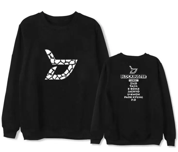 Тонкая Толстовка для любителей kpop блочный блок с принтом имени участника