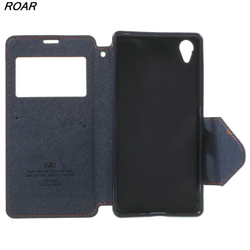 Для Sony Xperia X чехол оригинальный рев Корея окном View кожаный для телефона F5122|case for sony