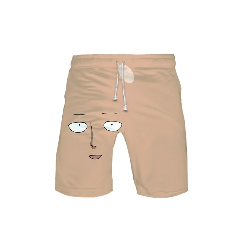 

One Punch Man Hero Saitama Oppai 3D Board Shorts Summer Quick Dry Beach Swiming Shorts Men Harajuku Short Pants Beach clothes