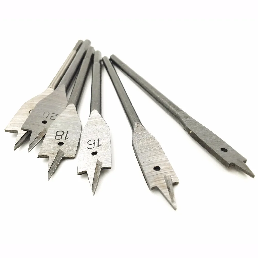 Набор сверл GOXAWEE комплект из 6 Плоских насадок высокоуглеродистой стали для работ