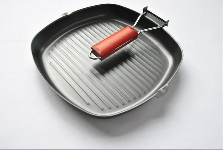 Hot Sale Europe Style Steak Frying Pan Non-sticky Folding Cast Iron Free Shipping | Дом и сад