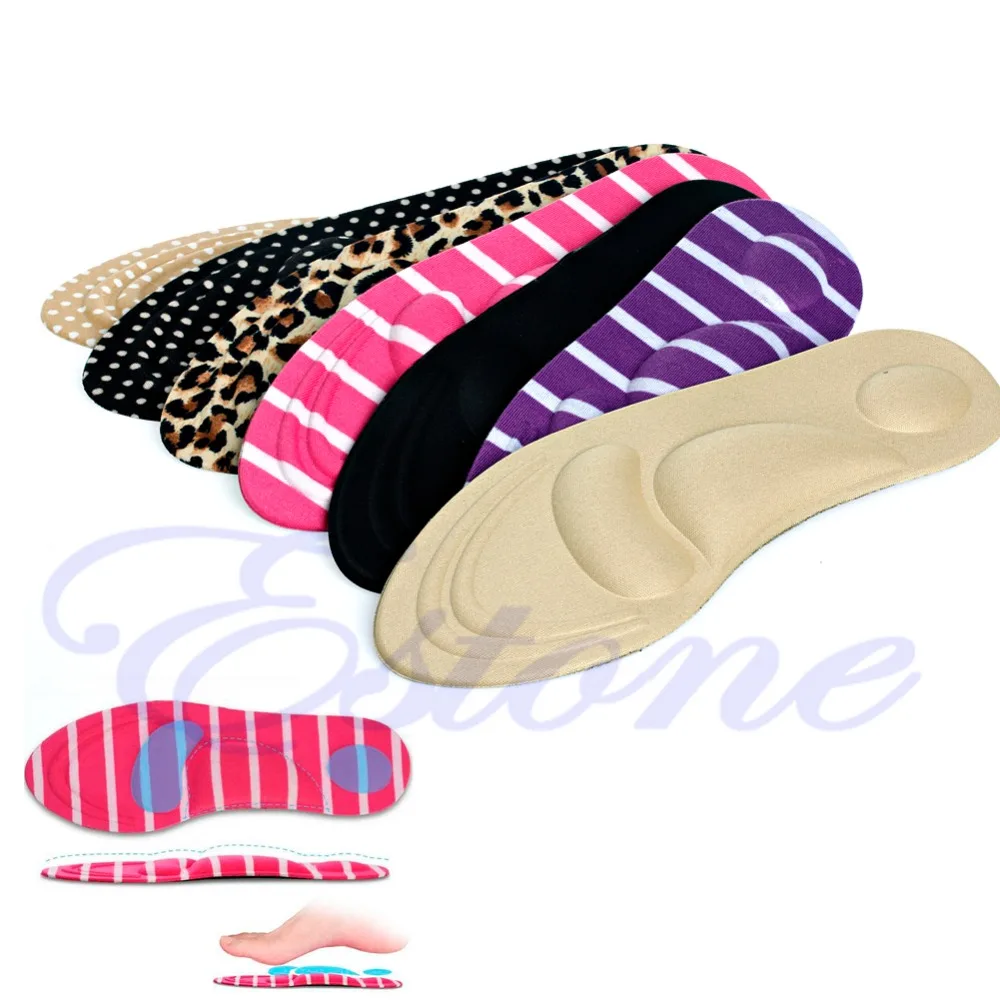 Мягкая 3D губчатая комфортная стелька для обуви на высоком каблуке 7 цветов