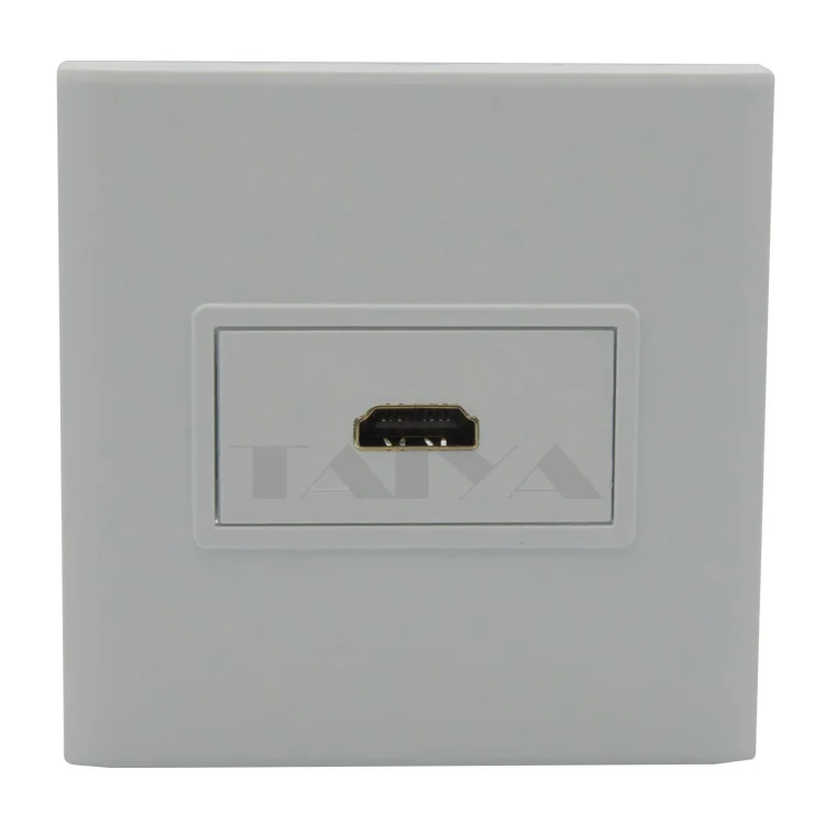 HDMI настенная пластина с 2 raws задние боковые винтовые разъемы|hdmi wall plate|wall platewall plate