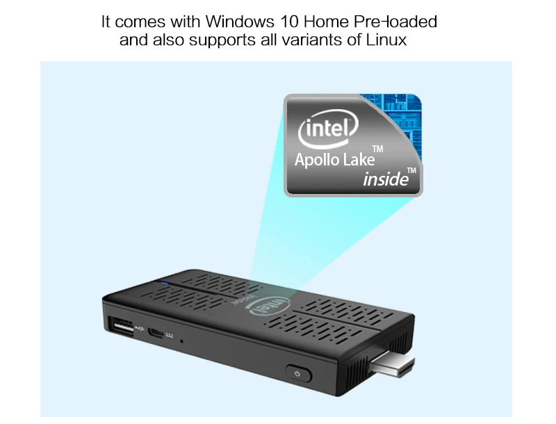 Мини ПК палка A9 Intel N3350 четырехъядерный 2G ram USB 3,0 Windows 10 ТВ палка win10 компьютер микро ПК 2,4 Ghz wifi BT 4 HDMI