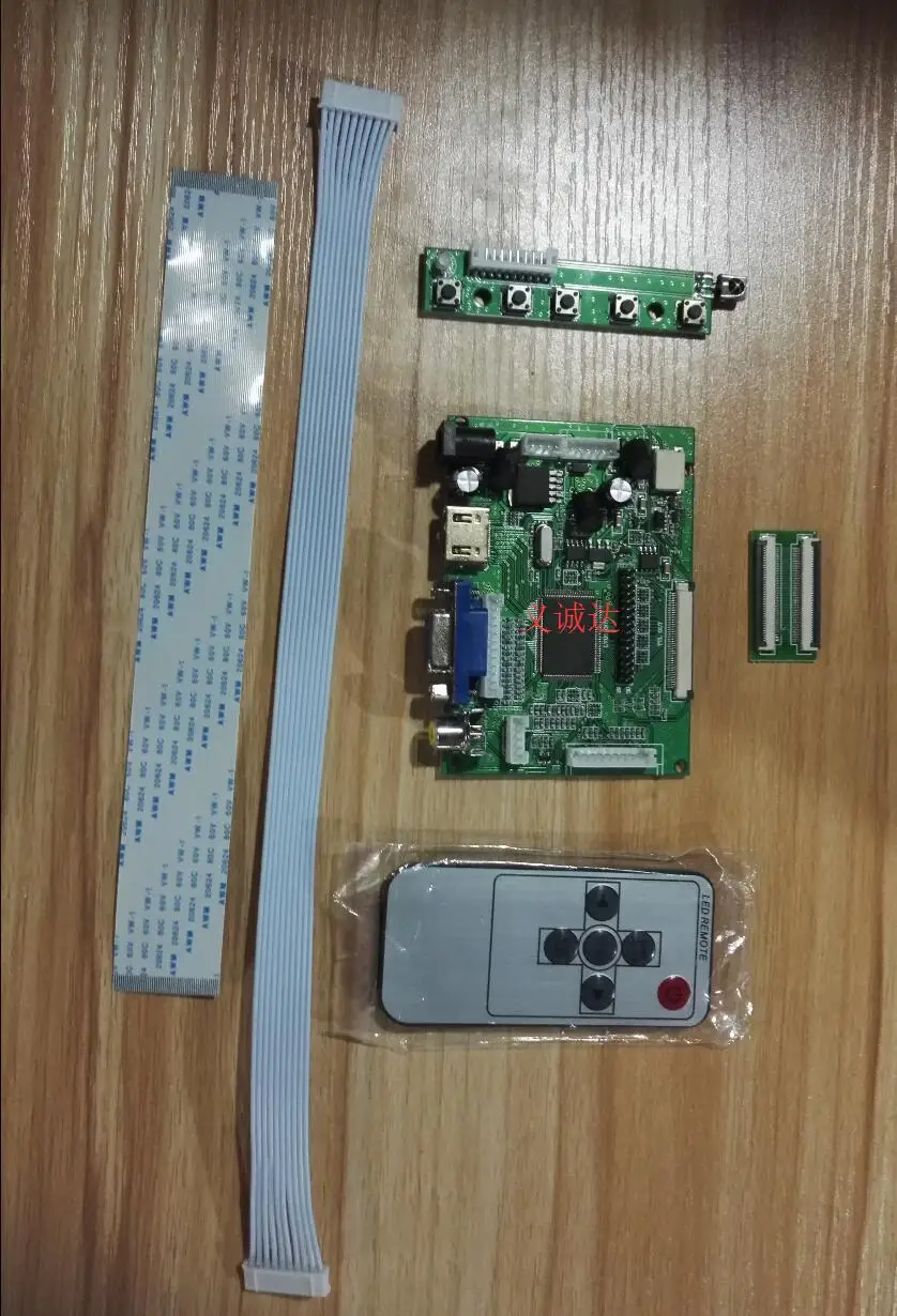 Универсальная плата контроллера VGA 2AV 50PIN TTL LVDS модуль монитора для Raspberry PI LCD AT070TN90