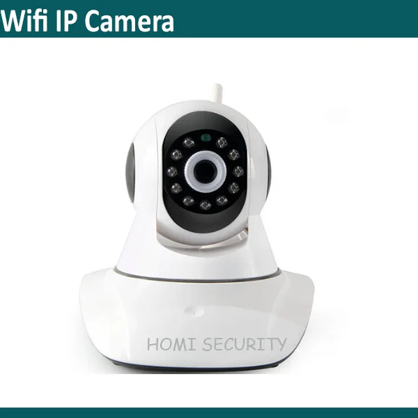 Новейший wifi ip камера охранная сигнализация с детектором дыма и вспышкой сирена