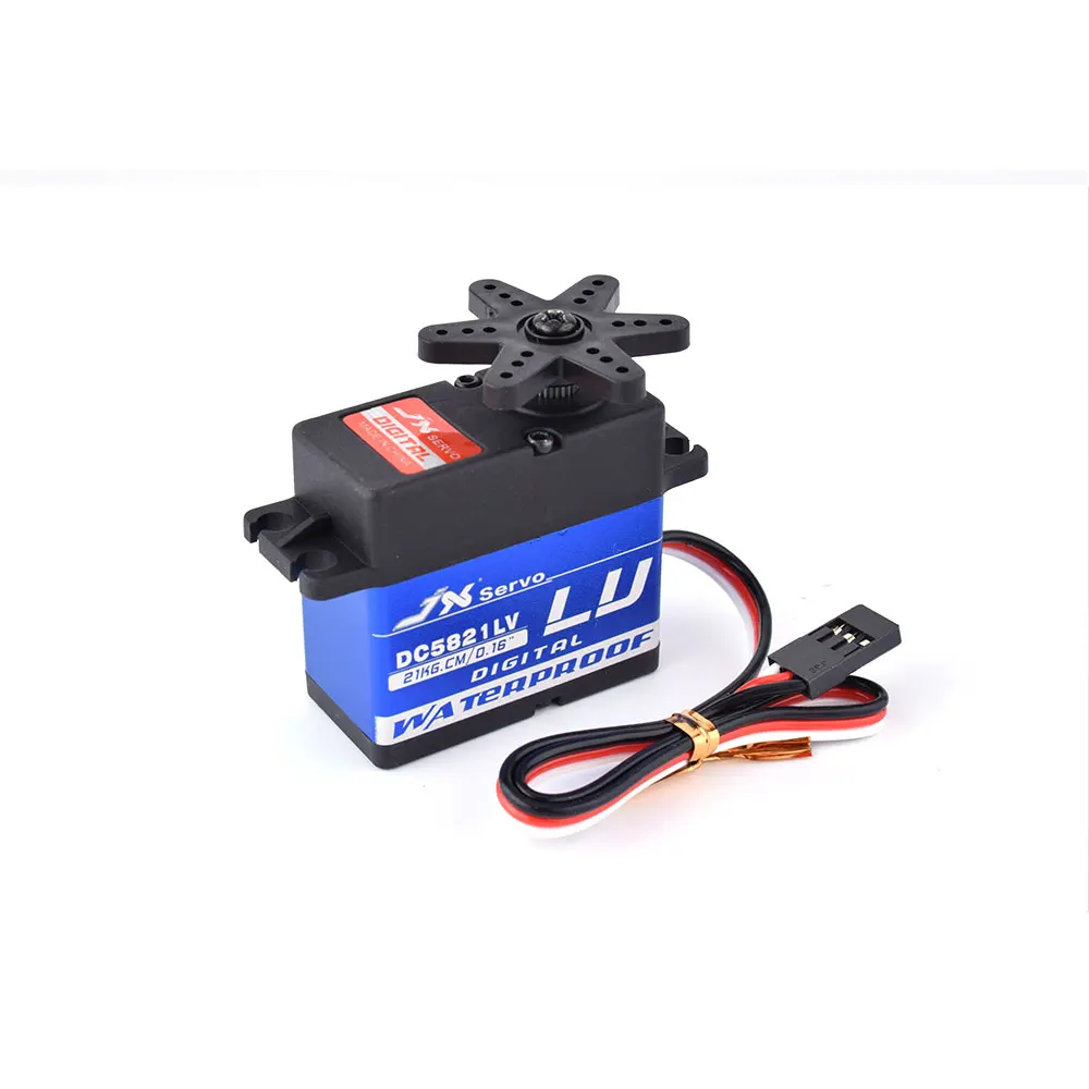 JX DC5821LV Servo 21 кг Водонепроницаемый Core металлический Шестерни для 1/8 1/10 Масштаб RC