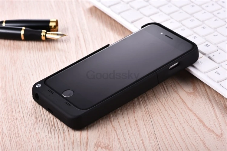 Чехол для зарядки аккумулятора 5000 мАч для iPhone 6, 6S Plus, 6G, внешний аккумулятор, чехол для зарядки s, зарядное устройство, задняя крышка с держателем