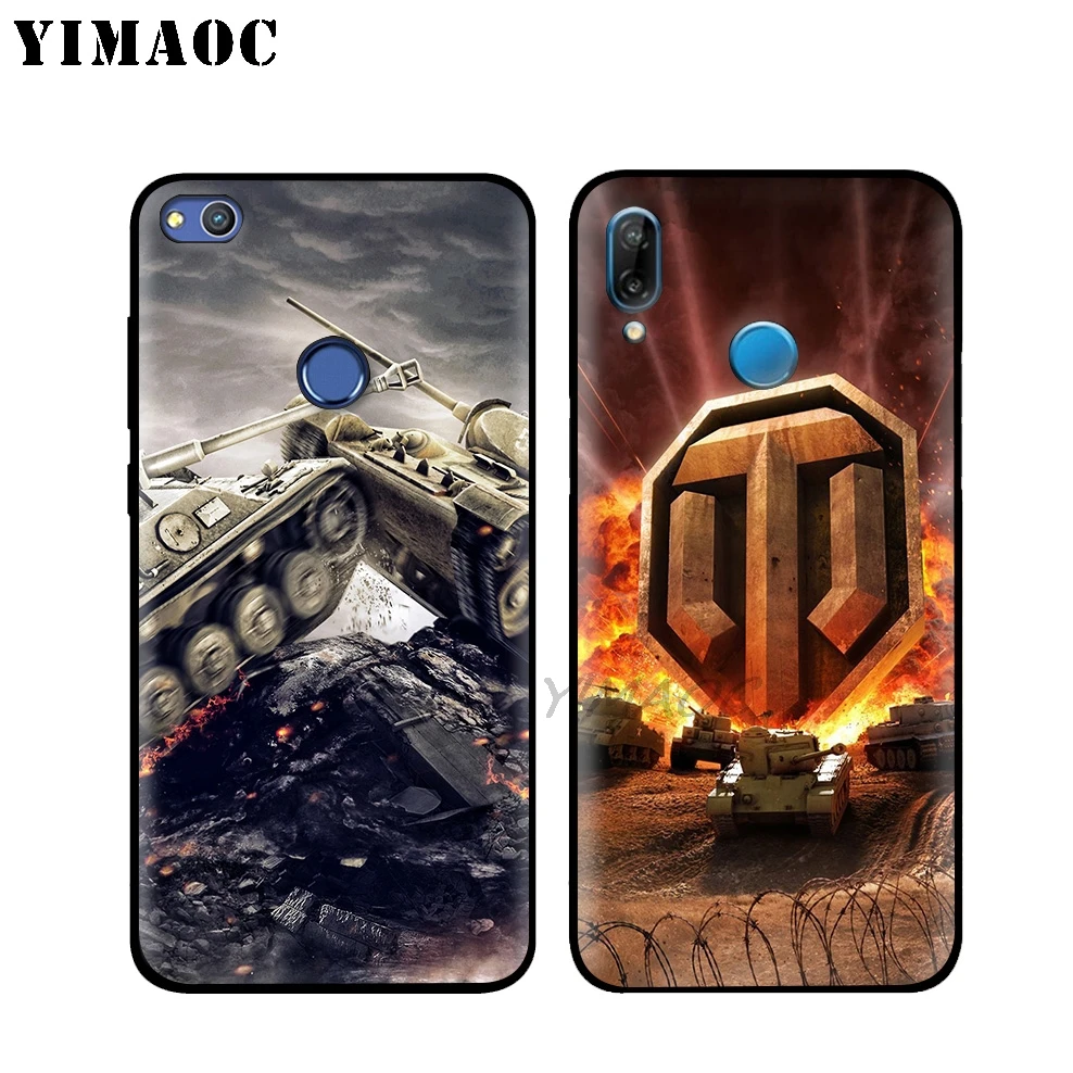Мягкий чехол YIMAOC World Of Tanks для Huawei Honor Mate 20 9X Note 10 Pro 8X 8 6A 7A 7X 7C Y9 Y7 Y6 Prime 2018 2017 View |