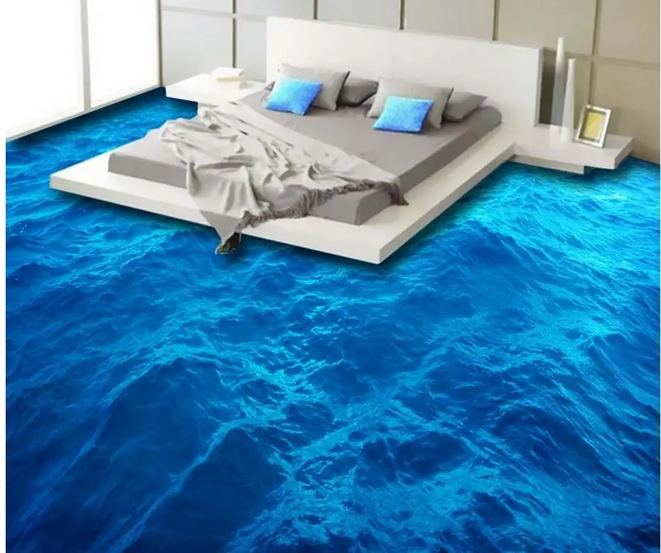 Наливной пол море