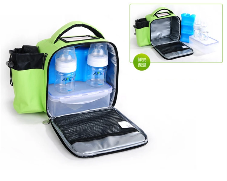 Охлаждающая сумка для ланча изолированная мессенджер хранения грудного молока