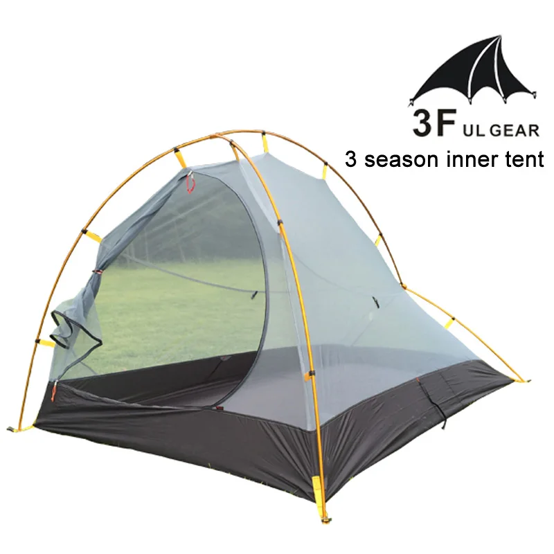 3F UL Gear Zhengtu2 15D кремниевое покрытие для 2 person 3 сезонная/4 сезонная Сверхлегкая