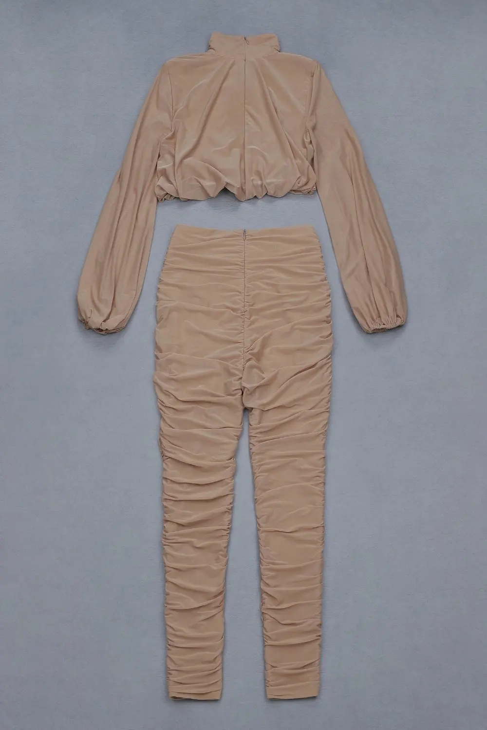 Женский комбинезон с длинным рукавом Bare Midriff модный костюм знаменитостей для