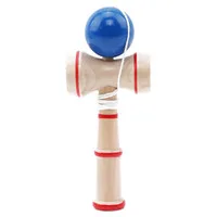 Шар Kendama набор игрушек детские безопасные игрушечные бамбуковая кендама Лучшие Деревянные игрушки высокое качество Детские домашние уличные спортивные игры игрушки - Цвет: Blue