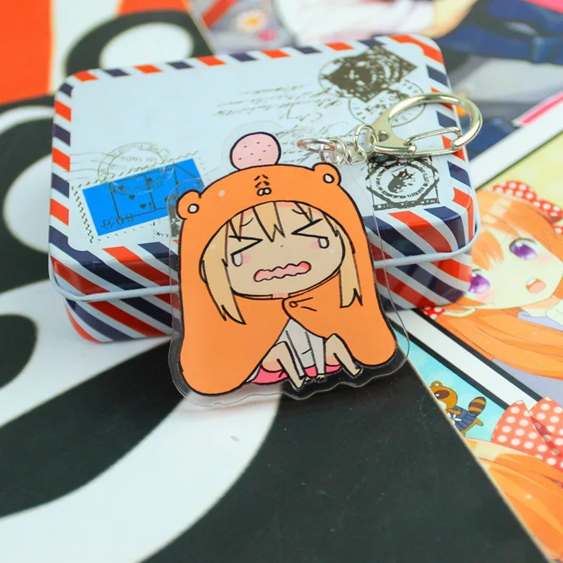 5 шт./компл. аниме Himouto! Umaru-chan акриловый брелок Коллекция держатель для ключей Шарм