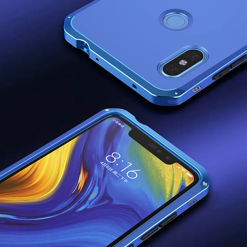 Чехол для Xiaomi Redmi Note 6 Pro алюминиевая металлическая рамка твердый пластиковый чехол на заднюю панель для Xiaomi Redmi Note 6 6 Pro Fundas Coque Shell