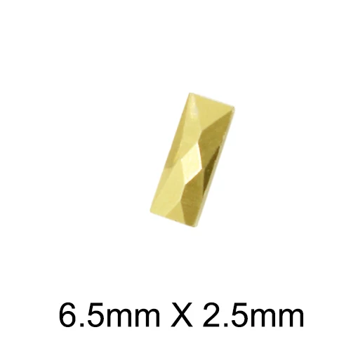 YXP010 6.5x2.5mm 72 шт Аурум кристаллы для ногтей алмазные СТРАЗА под Камень Золото Ретро дизайн стеклянные стразы для 3D украшения для ногтей принадлежности ювелирные изделия - Цвет: YXP010 6.5x2.5mm