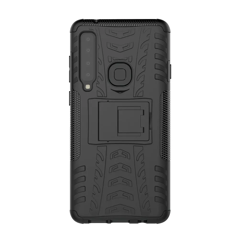 IDOOLS чехол для samsung galaxy A9 2018 полной защиты 2 в 1 Жесткий PC + ТПУ Гибридный Крышка