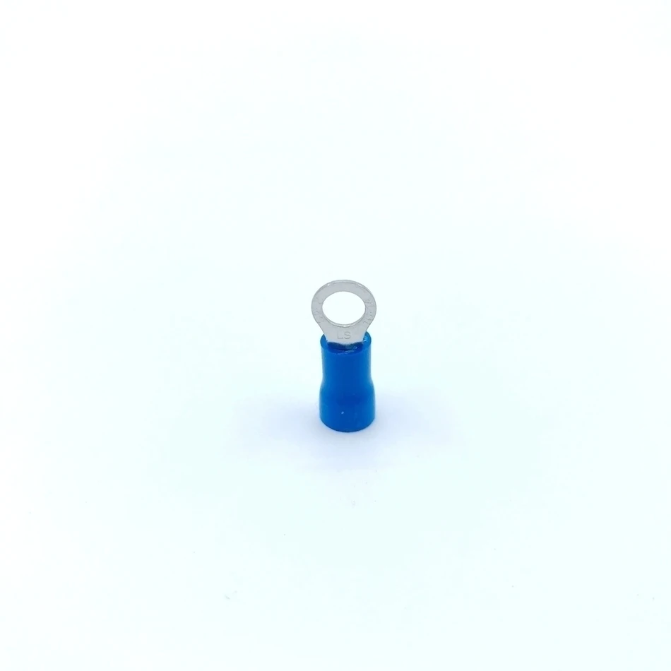 Ring Insulated Connector Terminal Block 1000PCS RV2-5 Blue Cable Wire Electrical Crimp Terminator A.W.G 16-14 Cap | Обустройство дома