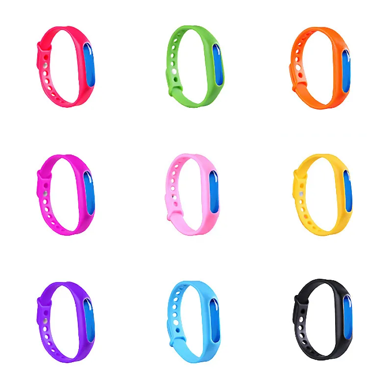 1 Pcs Sell Liquid Drive Midge Bracelet Plant Essential Oil Drive Midge Watch Children Cute Silicone Watch