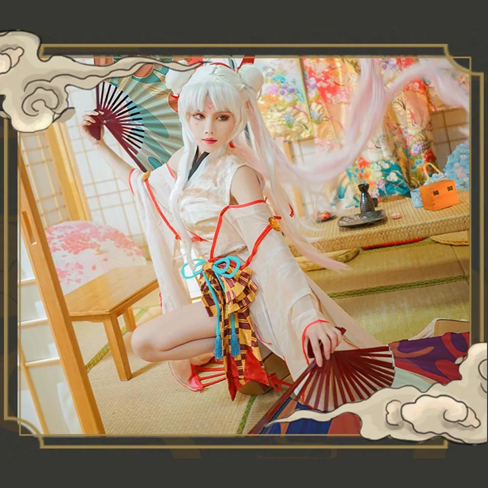 VEVEFHUANG Kосплей Горячая игра Onmyoji SSR Shiranui Diver Ali кимоно Косплей Костюм Униформа